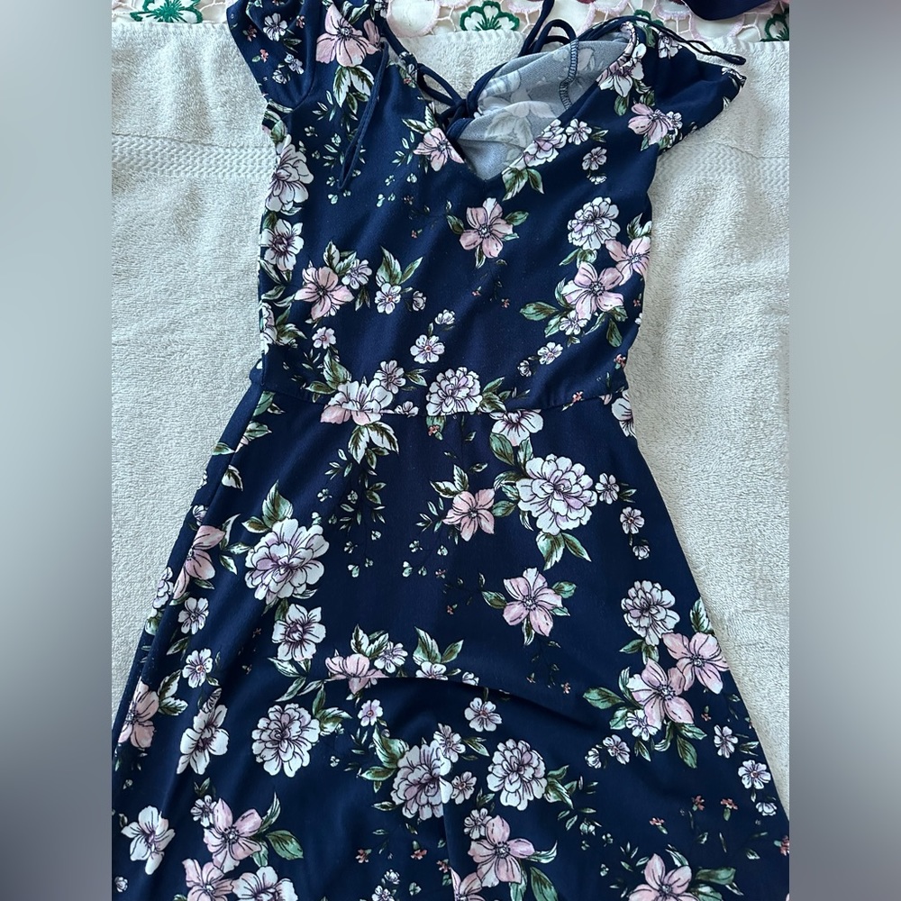 Flower skater dress